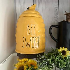 Rae Dunn Yellow Bee Sweet Honey Jar